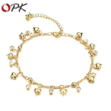 Стиль, ювелирные изделия, лидер продаж, аксессуары, стиль колледжа, Милый Колокольчик для девочек, diao zuan, ножной браслет, подарок на день рождения