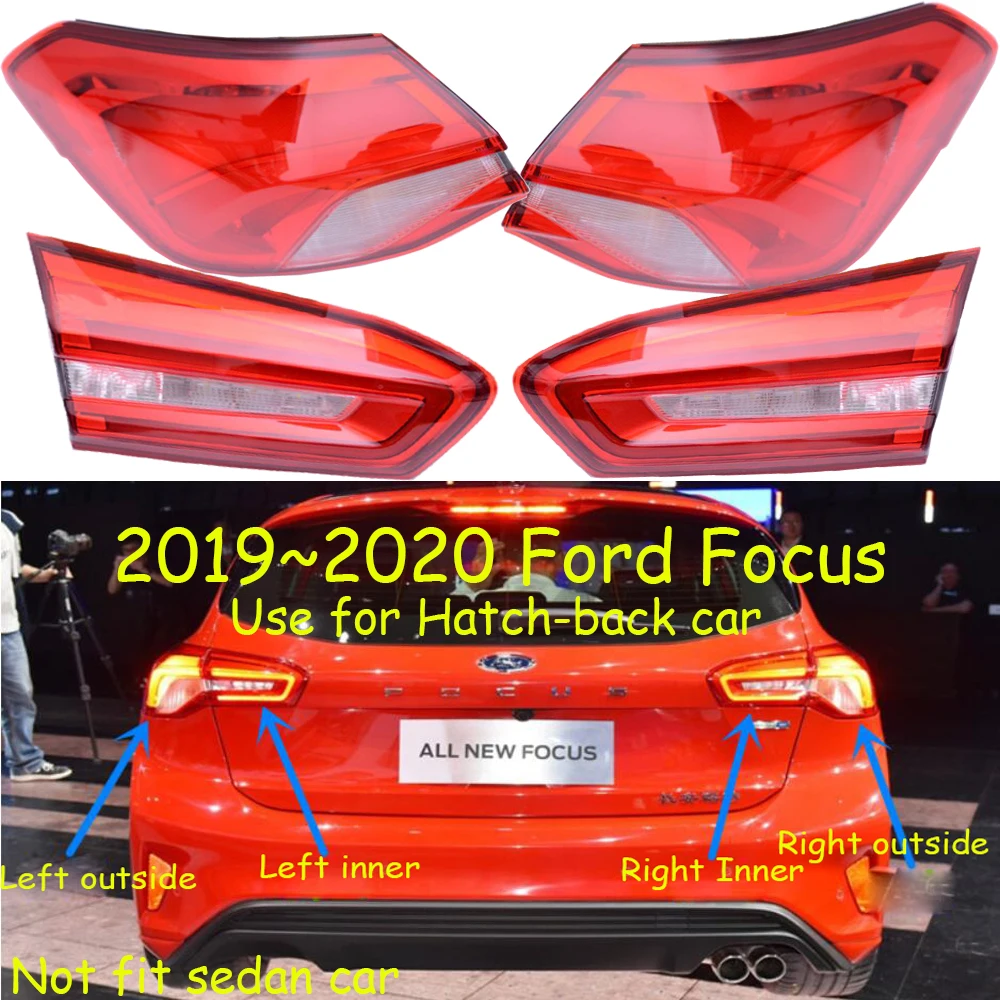 1 шт. автомобиль bupmer хвост светильник для Ford Focus Задний фонарь тормоза 2019 2020 год