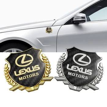 

1pcs Car Door Side Sticker for Lexus nx nx330 gs300 nx300 rx RX300 RX330 IS250 IS300 Automobile Carbon Badge Rear Trunk Decal