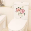 Colorful flower floral vine fridge wall sticker for bathroom toilet refrigerator cupboard decor pvc wall decals diy art gift ► Photo 1/6