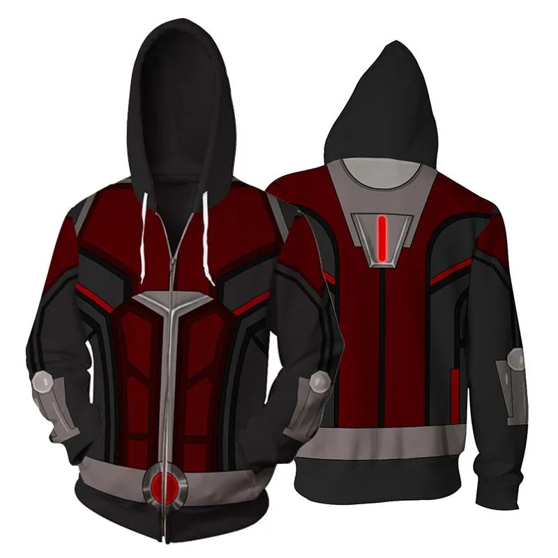 Новинка, японский ниндзя, толстовка, Толстовка для мужчин, Человек-паук, 3D принт, на молнии, толстовки, повседневная, для косплея, уличная одежда, Harajuku, на молнии, мужская Толстовка - Цвет: LLS005