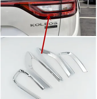 

For Renault Koleos 2017 2018 Car Styling Accessories ABS Plastic Car Rear Lights Cover Taillight Trim Sticker