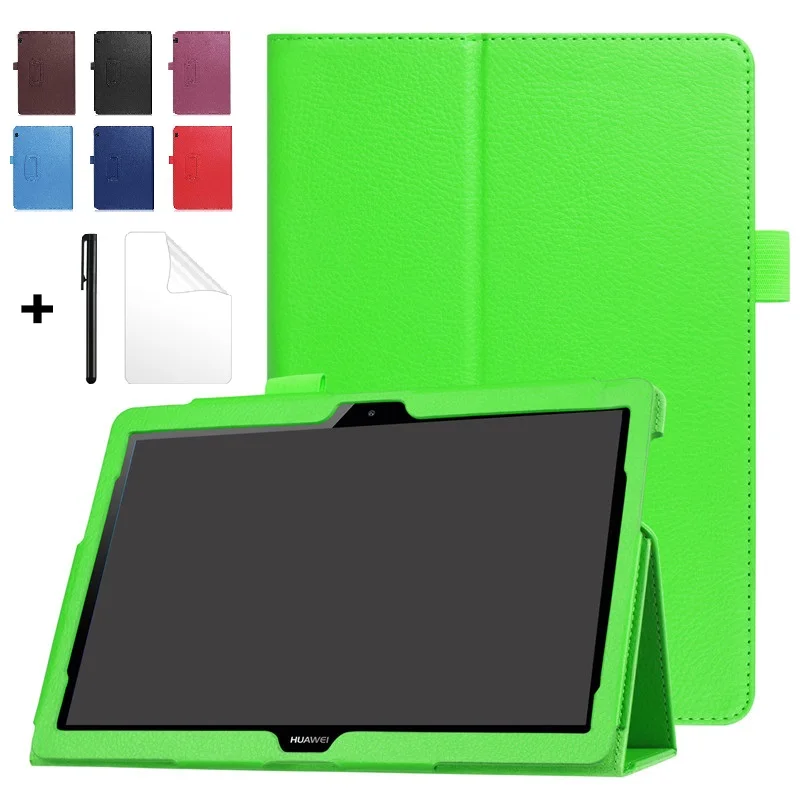 2019 Ультратонкий чехол подставка для Huawei MediaPad T5 из искусственной кожи 10 ''AGS2