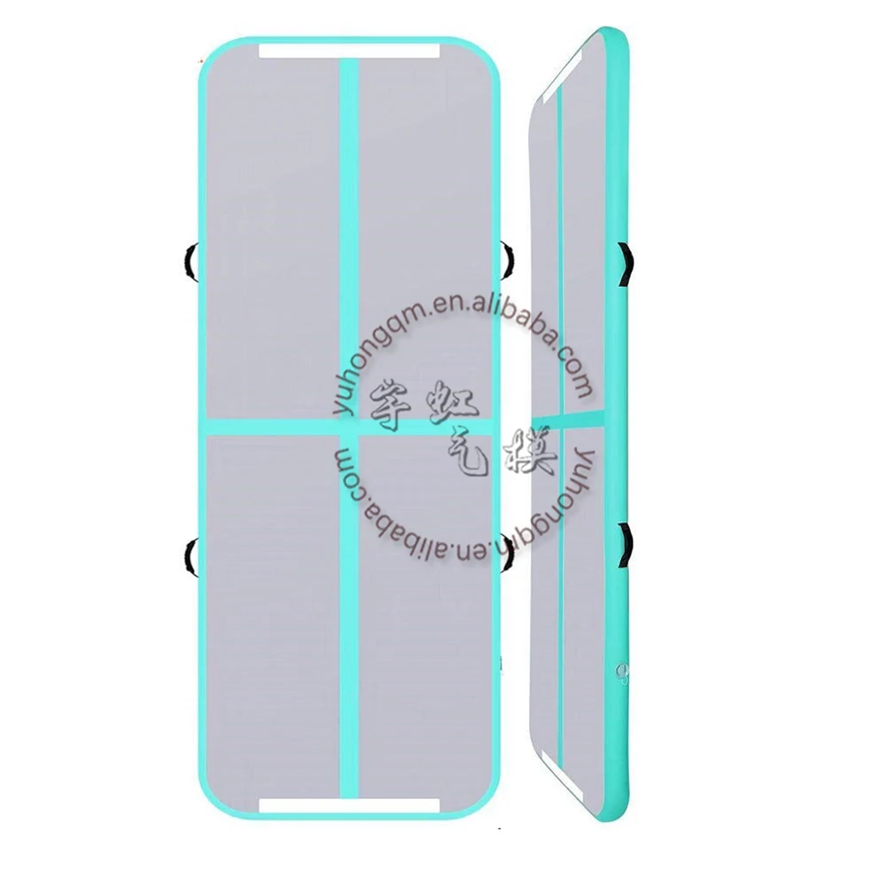 Mint green Надувной коврик для каратэ, надувной коврик для йоги, распродажа - Цвет: Mint green