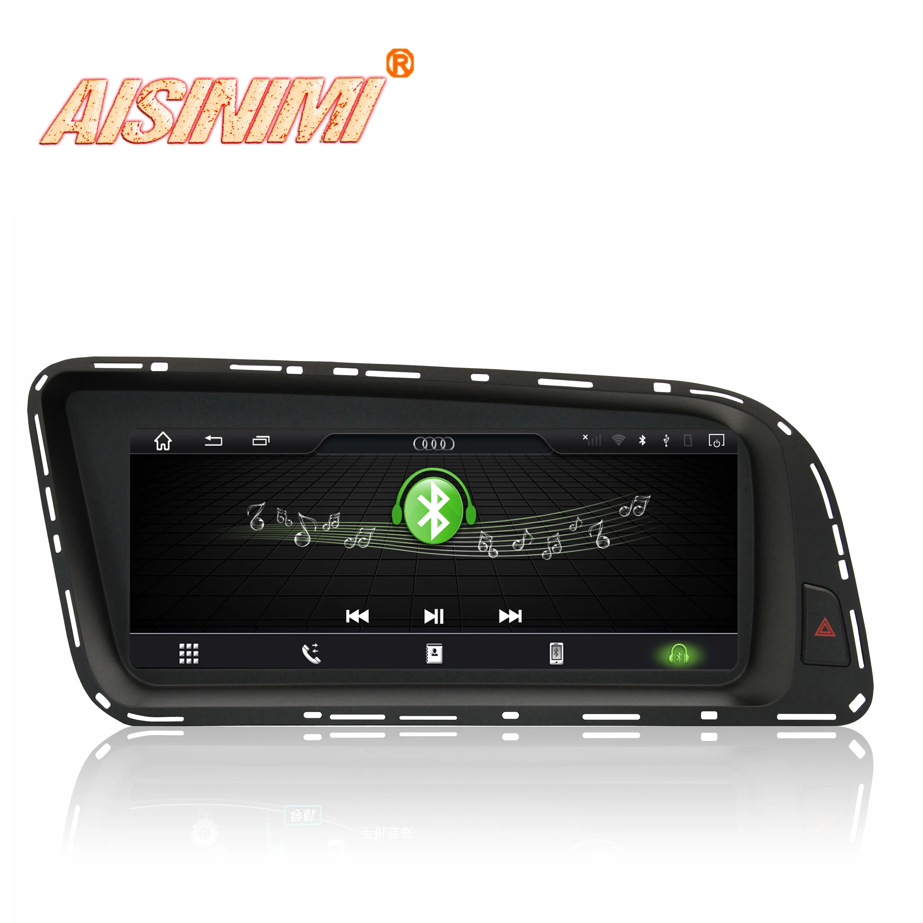 AISINIMI Android 8,0 автомобильный Dvd Navi плеер для автомобиля AUDI Q5 2009- монитор Дисплей gps аудио стерео Авто сенсорный экран все в одном ПК