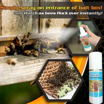 

1pc Bee Easy Attractant Spray 60ml Lure Bait Honey Bee Honey Tool Attract Pots Trap Colony Beekeeping Hive Bee