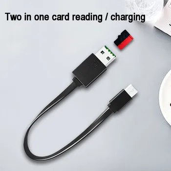 

Type-c Card Reader USB Card Reader TF Card Reader Mobile Phone Charging 2 in1 Mini, easy to carry phone charging cable accessory