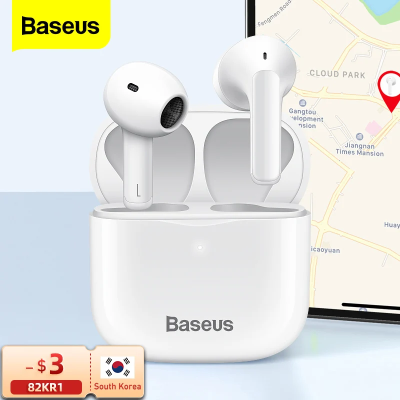  TWS-наушники Baseus E3 с поддержкой Bluetooth 5,0 
