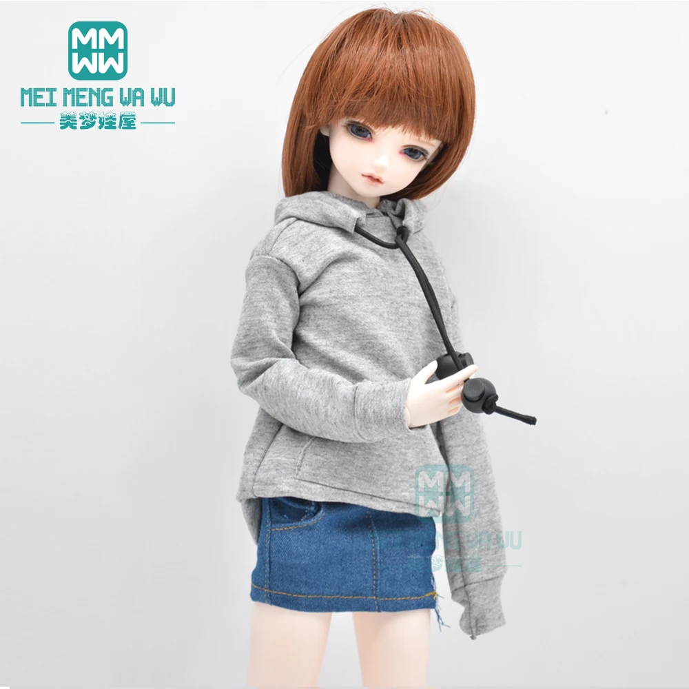Кукла BJD Одежда для куклы 1/4 1/6 MSD YOSD модная толстовка с надписью джинсовая юбка|dolls