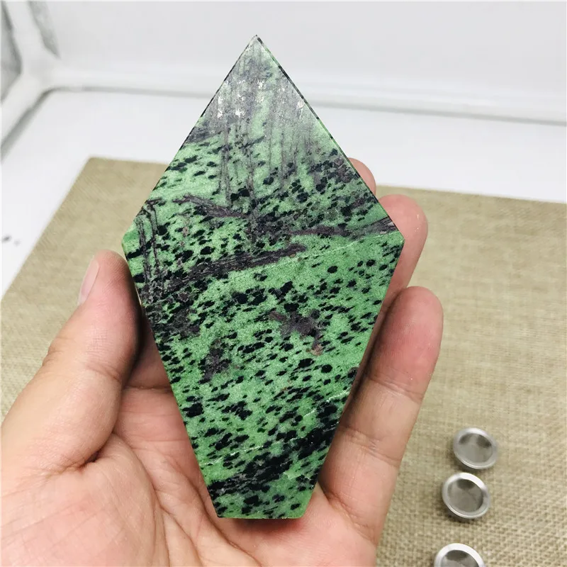 Natural Ruby Zoisite Quartz Crystal Cigarette holder Crystal Smoking Pipe Healing