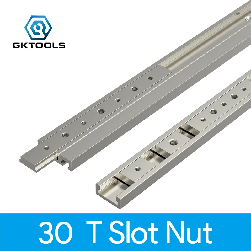 Deslizador de ranura de pista M6/M8 T de aluminio, barra deslizante, tuerca de ranura en T para tornillos de 30/45 tipos t-track, herramienta para carpintería