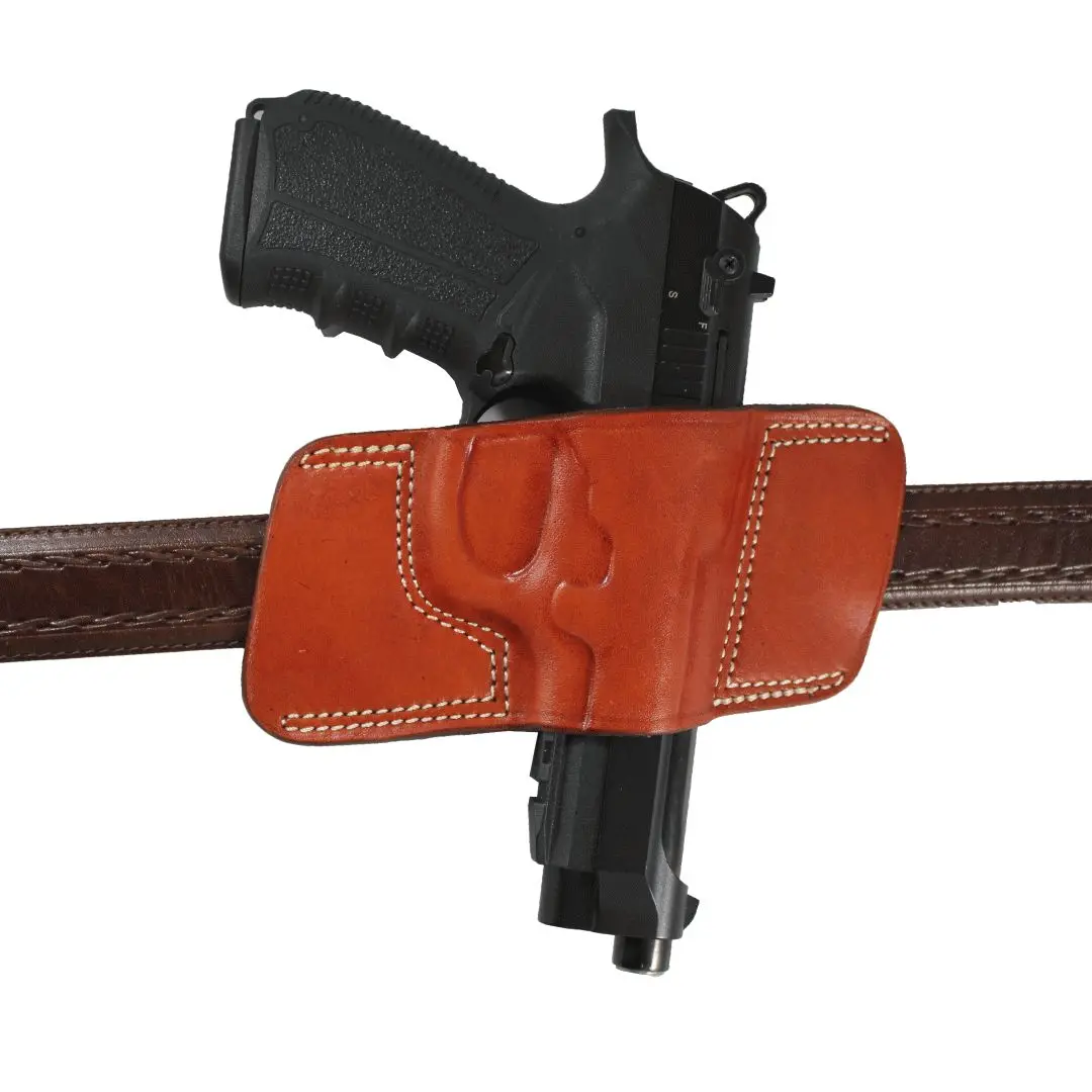 YT HOBBY Springfield XDS 3.3 Inch Real Cow Hide Leather Fast Draw OWB Carry Handmade Pistol Firearm Cover Gun Holster pouch | Спорт и