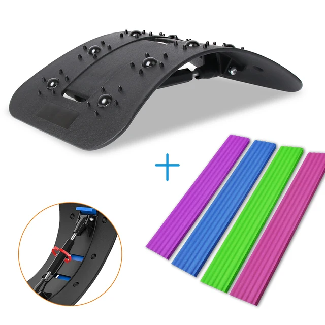 Magnetic Therapy Neck Back Massager Body Posture Corrector Pain Relief Cervical Pillow Fitness Stretcher Aesthetics Pressotherap A-S Full Package