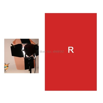 

Filter Paper Photo Gels Color Stage Lighting Redhead Red Head Light Strobe Flashlight Studio Wooden Dropship