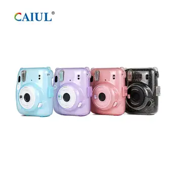 

Caiul Designed for Fujifilm Instax Mini 11 Instant Camera Anti-Scratch Glitter Clear Protective Case