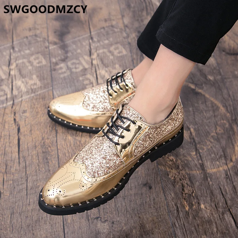 

Дизайнерская обувь, мужские кожаные туфли для парикмахера, мужские классические коричневые туфли под костюм, итальянские брендовые броги, мужские официальные туфли Erkek I