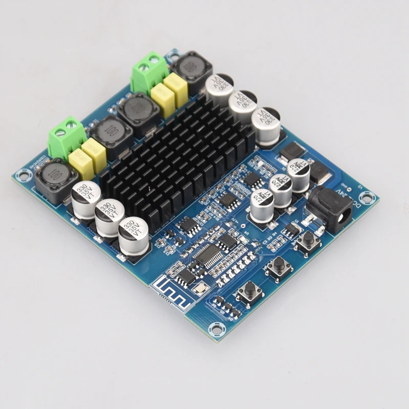 HIFIDIY LIVE TPA3116D2 Bluetooth 5.0 Dual-channel Stereo High Power Digital Audio Power Amplifier Board 2*50W to speaker XH-A304