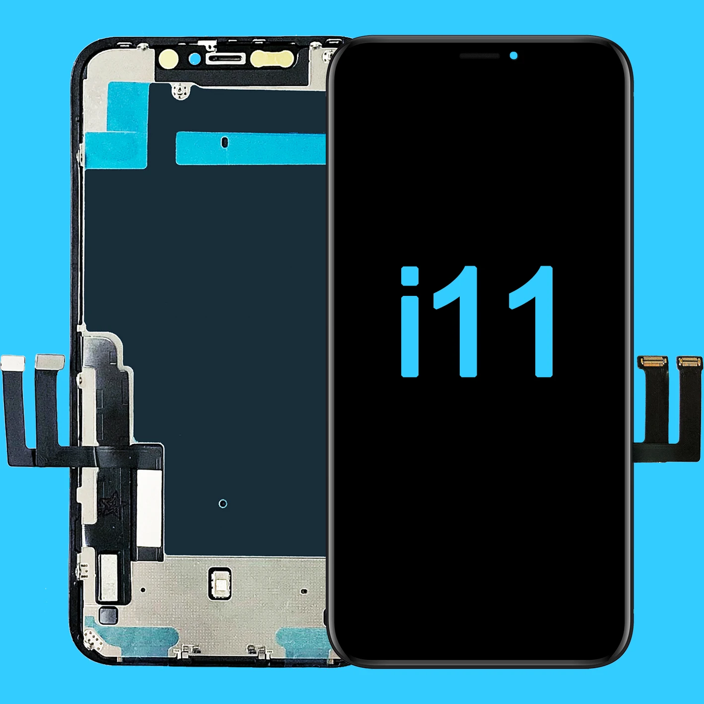 Сменный ЖК-дисплей для iPhone 11 сенсорный экран 3D дигитайзер в сборе Retina | Мобильные