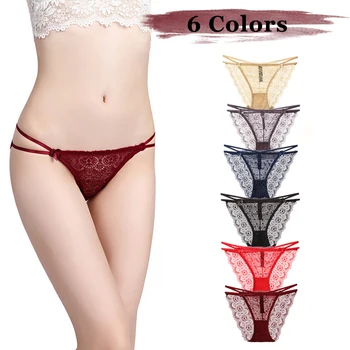 

UGUPGRADE Sexy Lace Cotton Women G-String Thong Plus Size Panties Underwear Sexy Modis Underpants Ladies Tangas Lingerie
