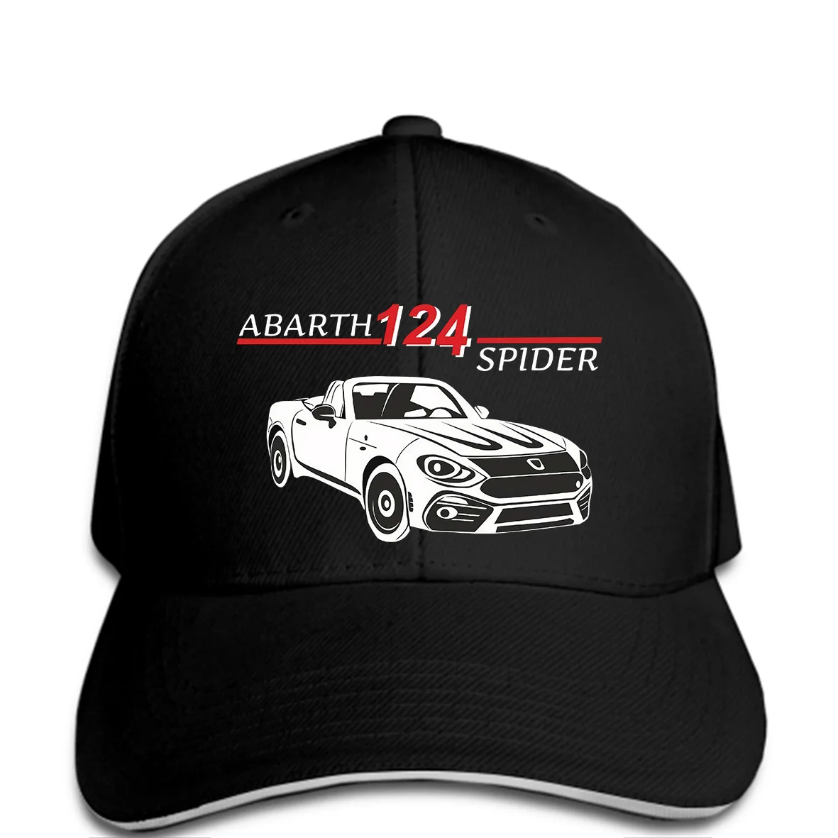Бейсбольная кепка Auto Abarth 124 Spider Maglietta, мужская повседневная Кепка