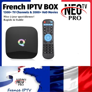 

Q Plus Android 9.0 Allwinner H6 France IPTV Box NEOtv pro French Belgium Portugal Arabic Dutch 1Year IPTV Subscription TV Box