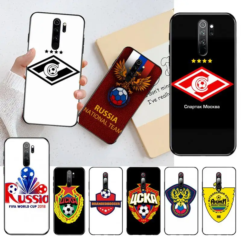 HPCHCJHM российский Московский футбол мягкая черная фотография для Redmi Note 8 8A 8T 7 6 6A 5 5A