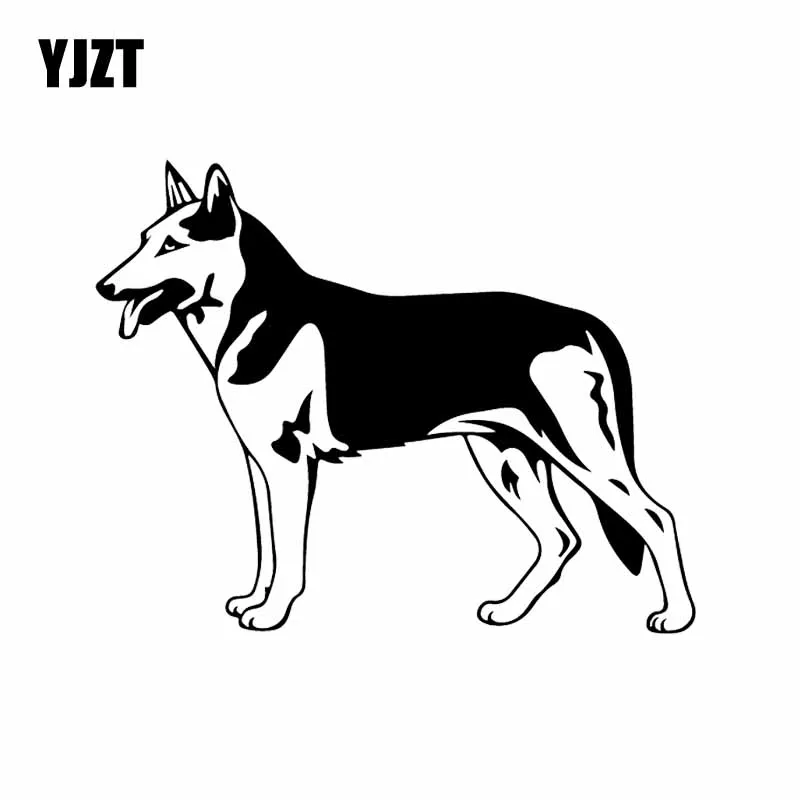 YJZT 15.8X12.4CM с изображением забавных животных и героев мультфильмов виниловые