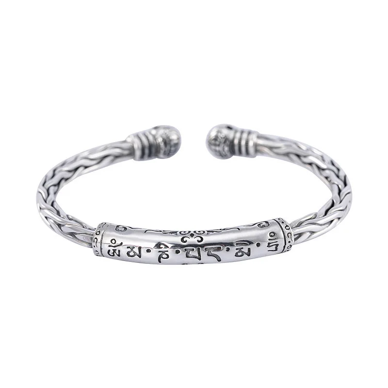 Vintage Adjustable Open Cuff Bracelet Bangles For Men Women Jewelry Gift Unisex Accessories
