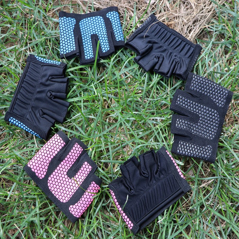 1Pair Anti-skid Gym Gloves Breathable Body Building Exercise Training Sports Fitness Gloves Men&Female Crossfit Exercise Sports (6)