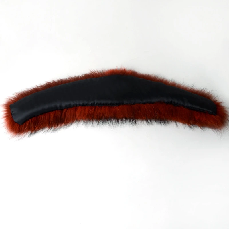 Шарф для женщин Россия натуральный Лисий Мех воротники женские шарфы аксессуар для зимнего пальто толстовка femme шапка натуральный мех отделка большой размер
