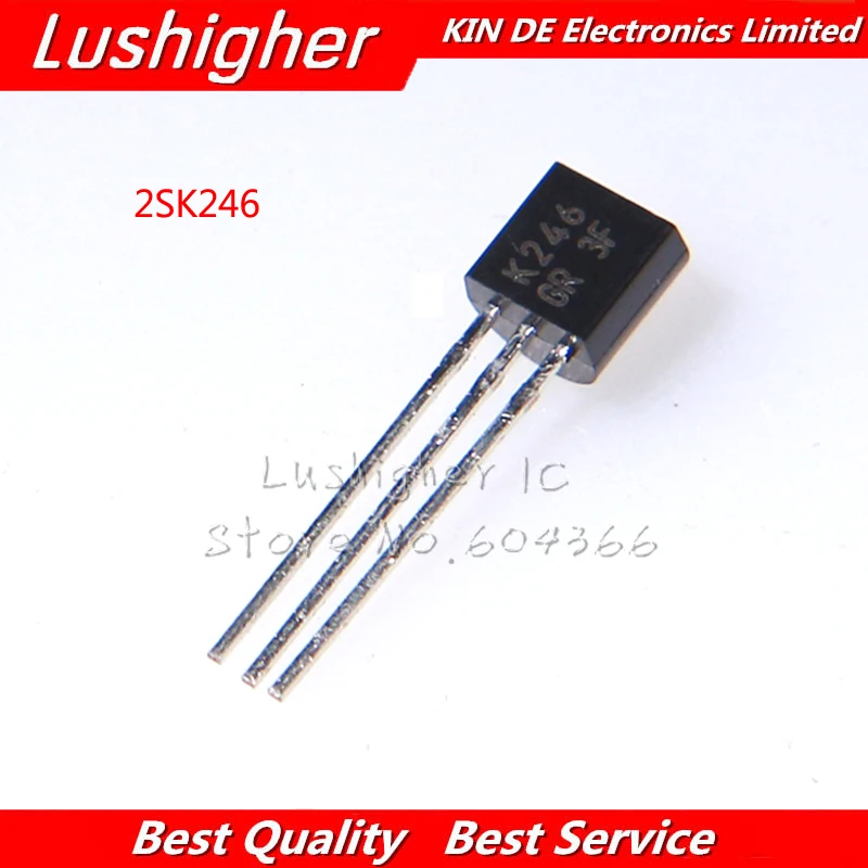 10pcs 2SK246-GR 2SK246 GR K246 K 246 TO-92 Channel Amplifier Effect Transistor 