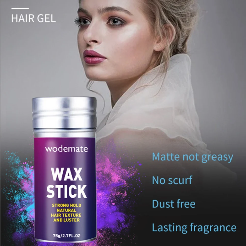 Hair Styling Wax Stick Dry Non-stick Natural Broken Non Greasy Tool 75g | Красота и здоровье