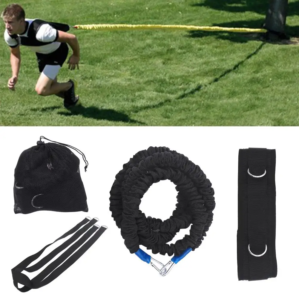 Resistance Band Acceleration Latex Set Speed Agility Trainer Improve Stretching#