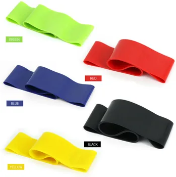 Portable Resistance workout Bands 5 Different Levels Yoga Home Gym Exercise Fitness Equipment accessories Pilates Training short 4
