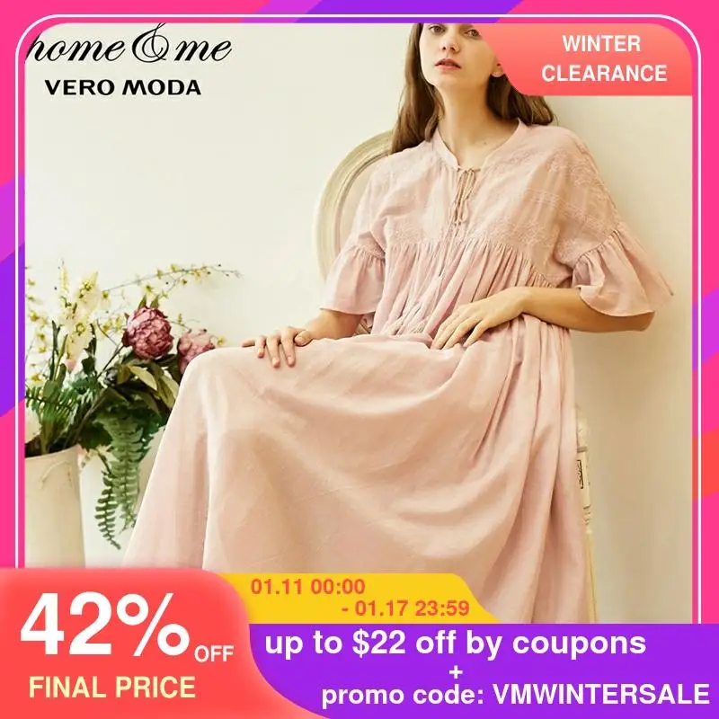 Vero Moda Новое Женское Королевское Платье с вышивкой в национальном стиле