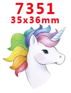 30 шт мультяшный персонаж плоское украшение из смолы PR 7143 - Цвет: 7351
