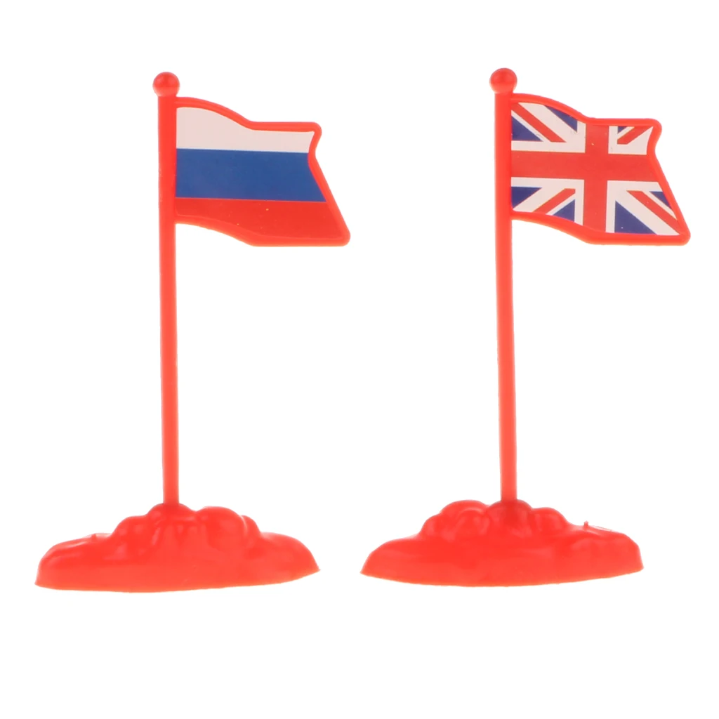 200Pcs Toy Soldiers Figures - 2cm Army Men Action Figures for Sand Scene Model Accessories w/ Flags Various Pose - Green