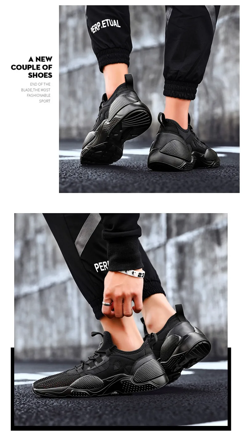 Мужская легкая дышащая сетка повседневная обувь красовки Mocassin Баскетбольная обувь износостойкая Нескользящая Уличная обувь для бега