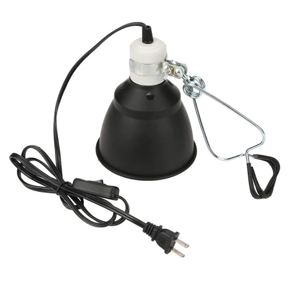 Простой светильник-держатель для рептилий, нагревательный светильник, подставка для домашних животных, держатель для лампы, абажур, крышка для лампы