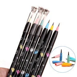 Stylos en diamant sans aiguisage, 4 pièces, jolis stylos en plomb HB, fournitures scolaires, papeterie coréenne pour enfants, cadeau 