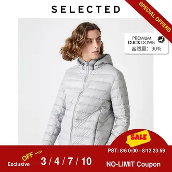 

SELECTED Men's Winter Colored Stripes Hooded Duck Down Jacket S|419312501