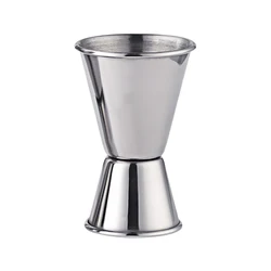 Premium Stainless Steel 30/15ml Cocktail Measuring Cup (Silver)