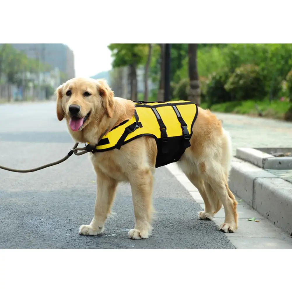Открытый водный спорт Pet спасательный жилет для собаки жилет безопасности серфинг одежда для плавания летний отдых Оксфорд дышащий Французский бульдог