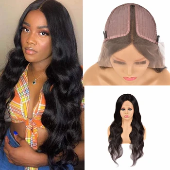 

Body Wave 13*1 T Part Lace Wigs Human Hair Glueless Natural Color Peruvian Remy Human Hair For Black Woman