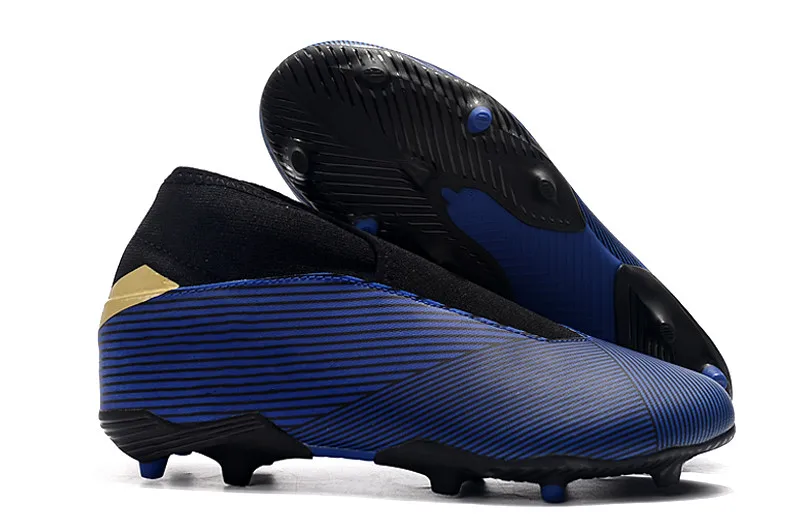 Мужские футбольные бутсы Nemeziz 19,3 Laceless FG TF футбольные бутсы с высоким голенищем Nemeziz messi 19,3 футбольные бутсы для улицы scarpe da - Цвет: 6