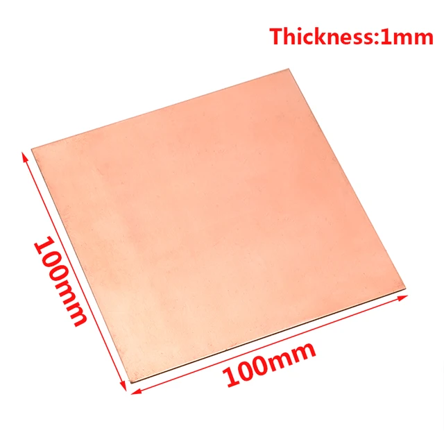 1mm 2mm 3mm 99.9% Copper Sheet Plate Pure Copper Cu Metal 50*50mm -  AliExpress