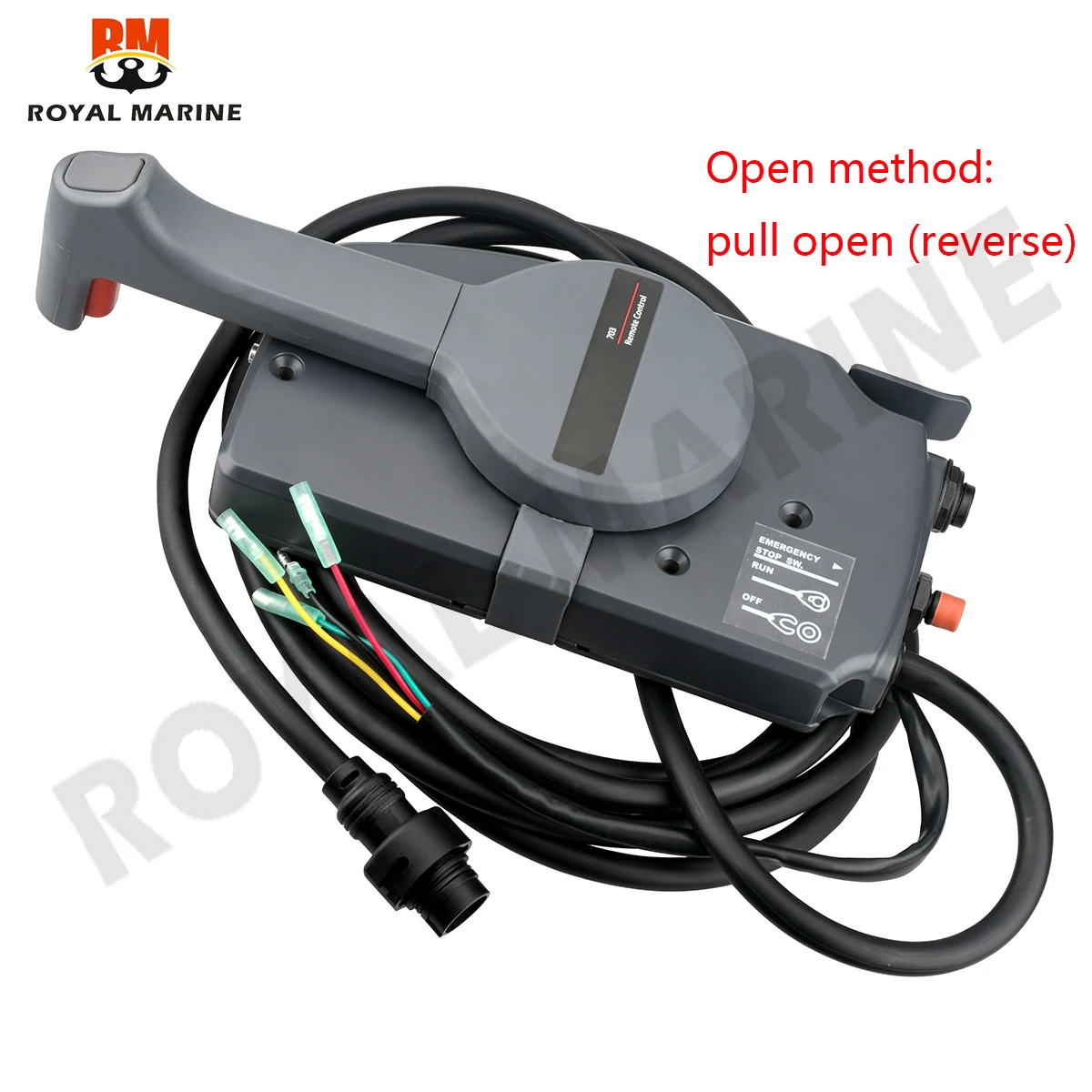 703-48205-B1 Outboard Engine Remote Control Box Assy for Yamaha Boat Motor7 Pins Pull (reverse) 703-48205-B1-00 703-48205