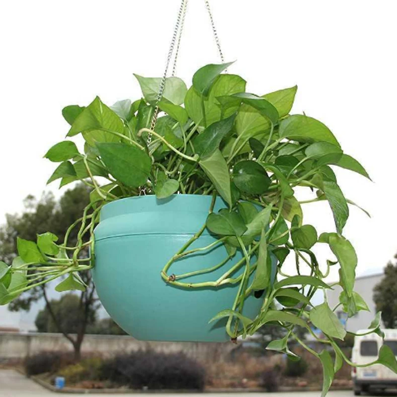 

Multifunction Plastic Succulent Indoor Balcony Flower Pot Thickened Hanging Flower Pot Storage Basin Hanging Basket For Home