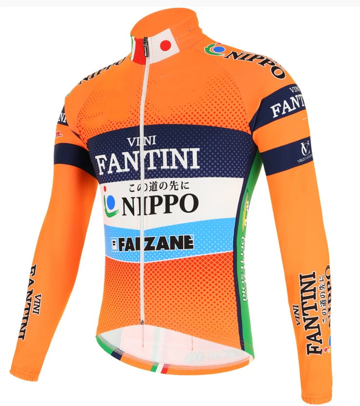 VINI Team Pro long sleeve Cycling jersey Set bib pants ropa ciclismo bicycle clothing MTB bike jersey Uniform Men clothes - Цвет: Cycling jersey