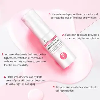 

VIBRANT GLAMOUR Serum Protein Anti-Wrinkle Face Serum Collagen Whitening Moisturize Face Toner Shrink Pore Anti-allergy Essence